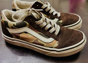 Vans Boys Camouflage Dark Brown