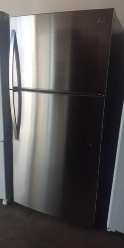 Kenmore Top Mount Stainless Steel Refrigerator
