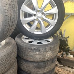 4 Rims And Tires For Mitsubishi Outlander 2015 225/55R18 - Parts Out - RAM1
