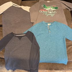 Boys Size 6/7 Long Sleeve Shirts Lot