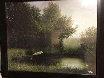Swimming Pig Print