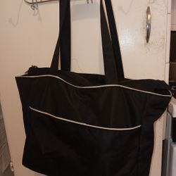 Large Black Diaper Bag 