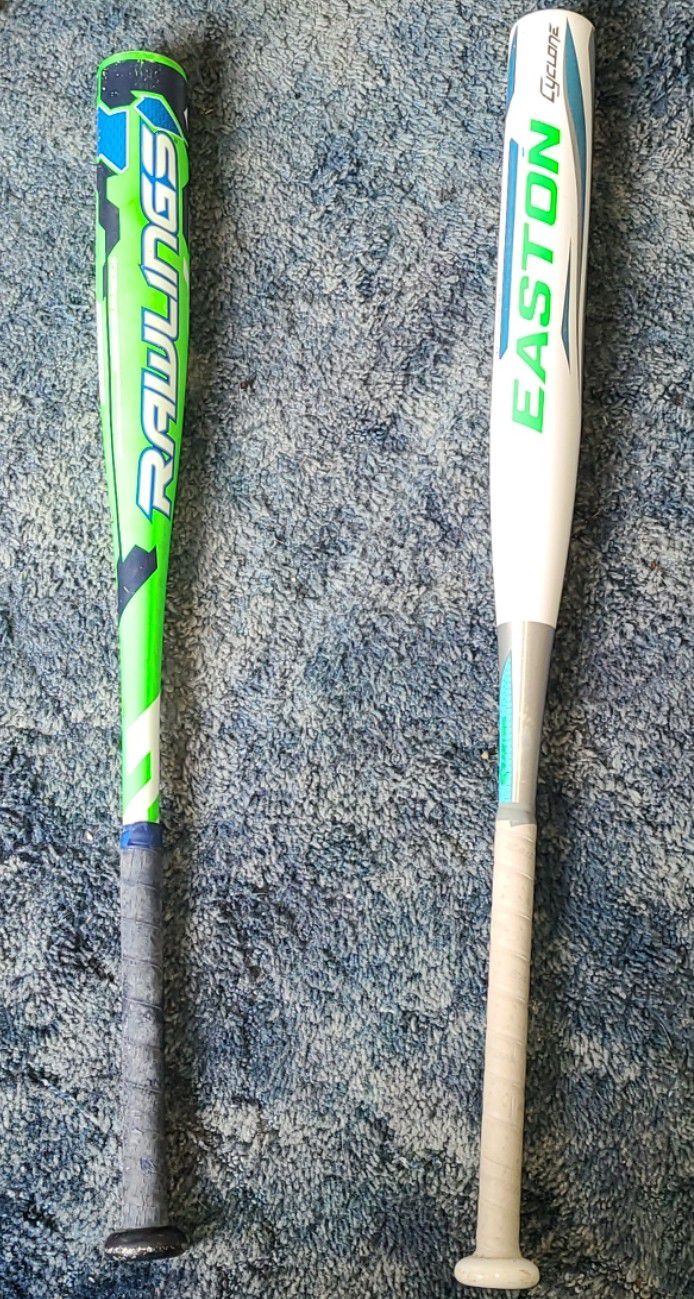 softball bats (both)