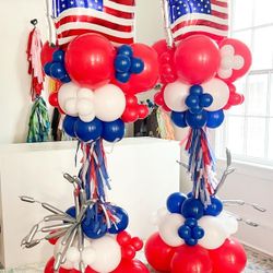 4th Of July Balloon Garland