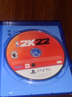 Opened PlayStation 5 Video Game PS5 NBA 2K22 Basketball