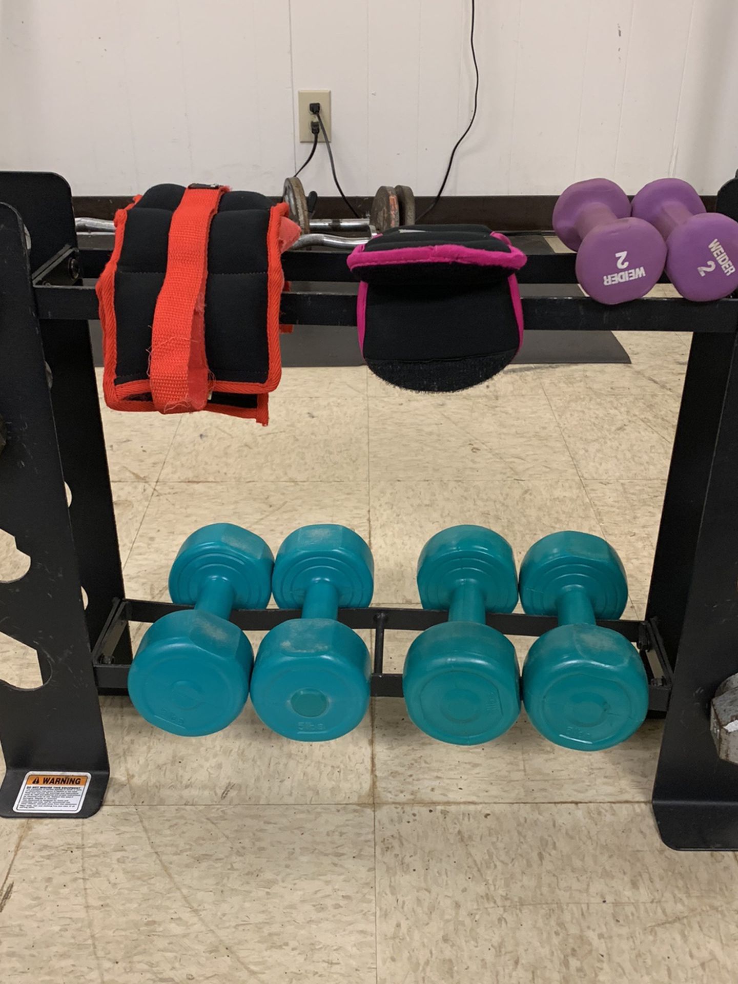 Weight Room Equipment & Dumbbell Stand
