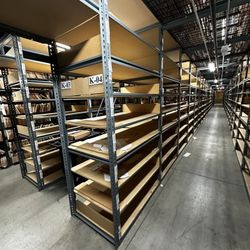 24x30 Stockroom Shelving 8-12' High