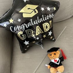 Graduation Balloon & Plush