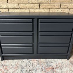6 Drawer Dark Gray Dresser