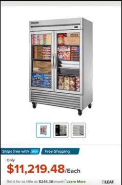 STEAL DEAL TRUE FREEZER (GLASS DOOR DISPLAY)