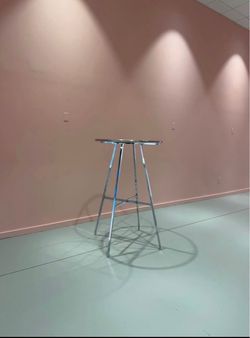 Chrome Round clothing rack. 3 available