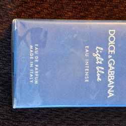 NEW & SEALED " DOLCE GABBANA LIGHT BLUE INTENSE PARFUM SPRAY 50$