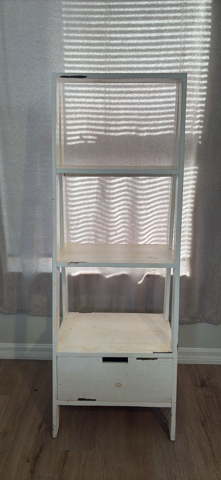 Rustic White Shelf