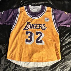 LA Dodgers Lakers Reversible SGA KERSHAW & MAGIC SIZE XL Jersey