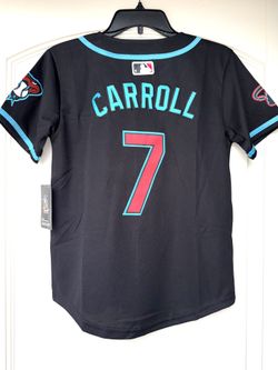 YOUTH:  SMALL + MEDIUM - DBACKS #7 CORBIN CARROLL JERSEY