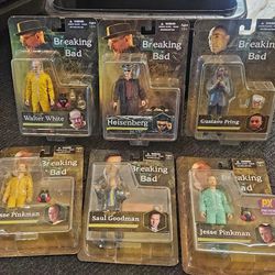 X6 2013 Mezco Toys Breaking Bad Figurines 