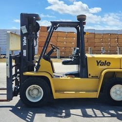 Yale Forklift 15000 Lbs Capacity Pneumatic Tires Diesel 