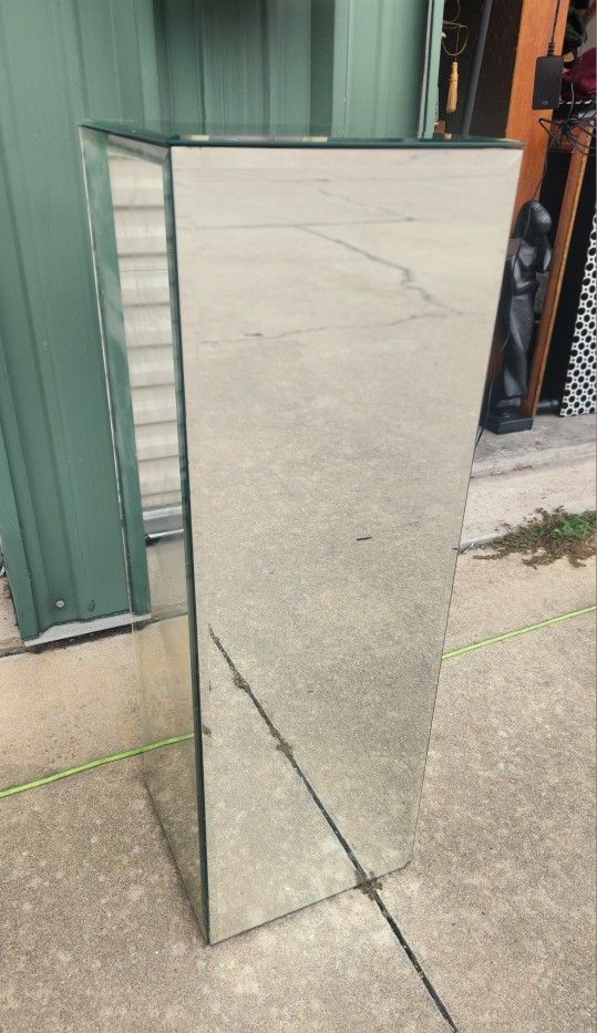 Vintage MCM Mirror Pedestal Stand Hard to Find