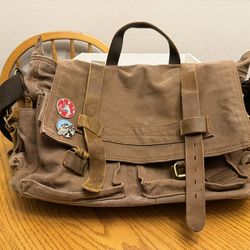 Brown Canvas Bag