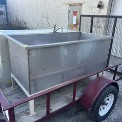 Large Stainless Sink/dogwash
