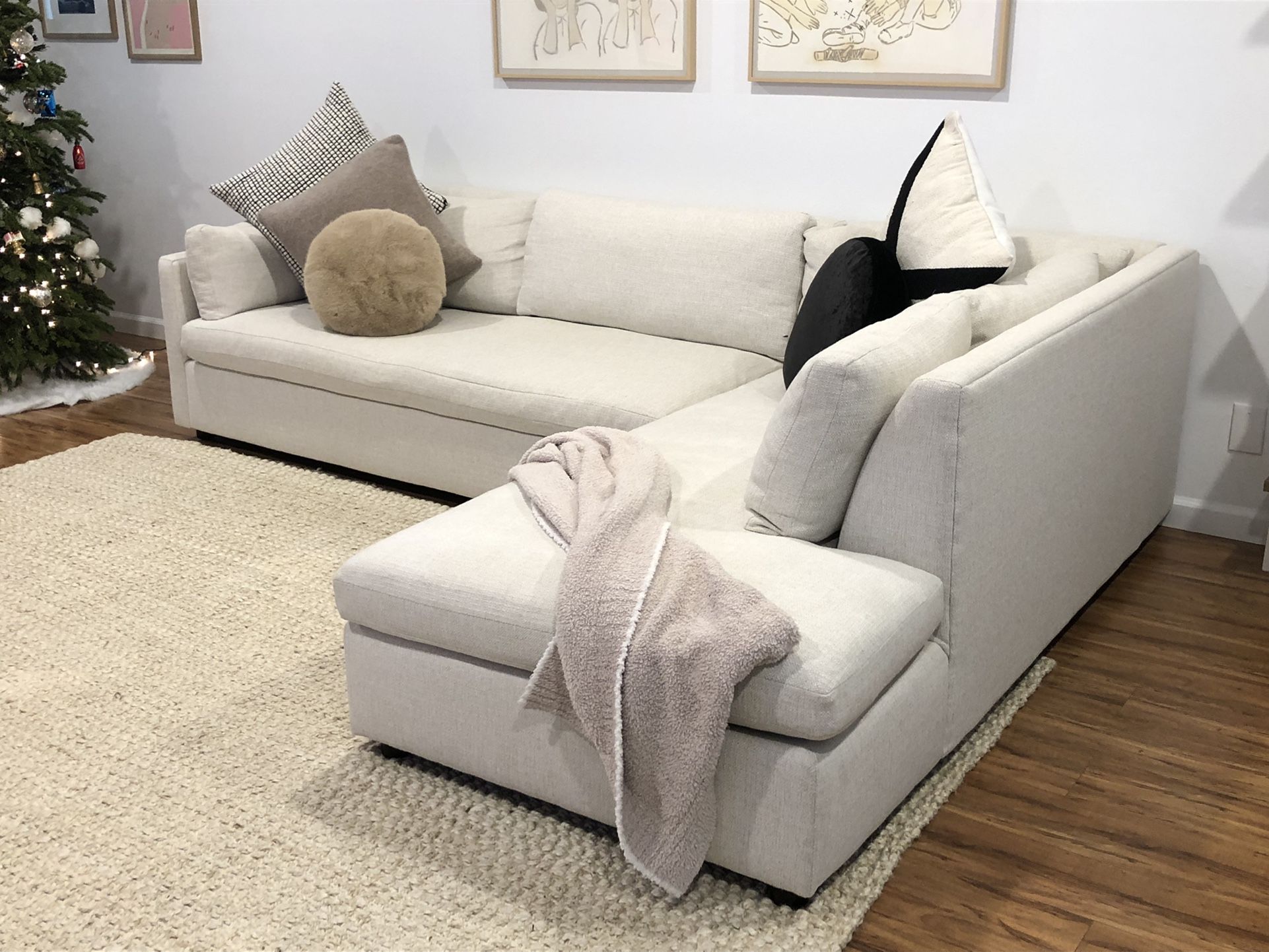 Marin 2-Piece Chaise Sectional (114)