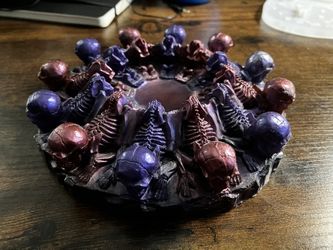 Skull And Bone Resin Ash Tray