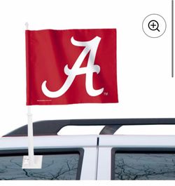 (2) Alabama crimson tide window flags