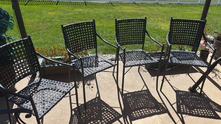 Set of 4 Outdoor Patio Chairs