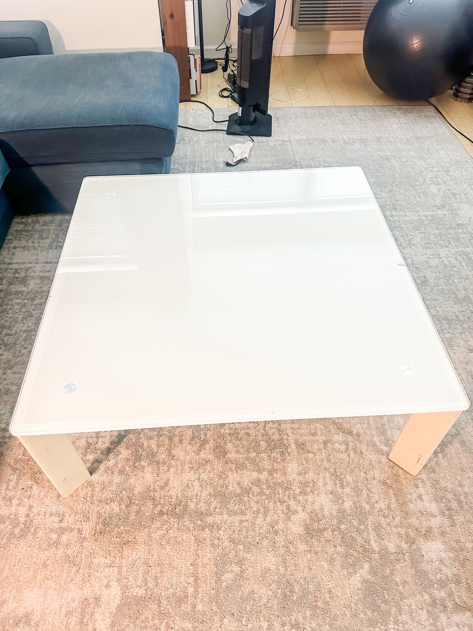 IKEA Glass White Coffee Table $20 OBO
