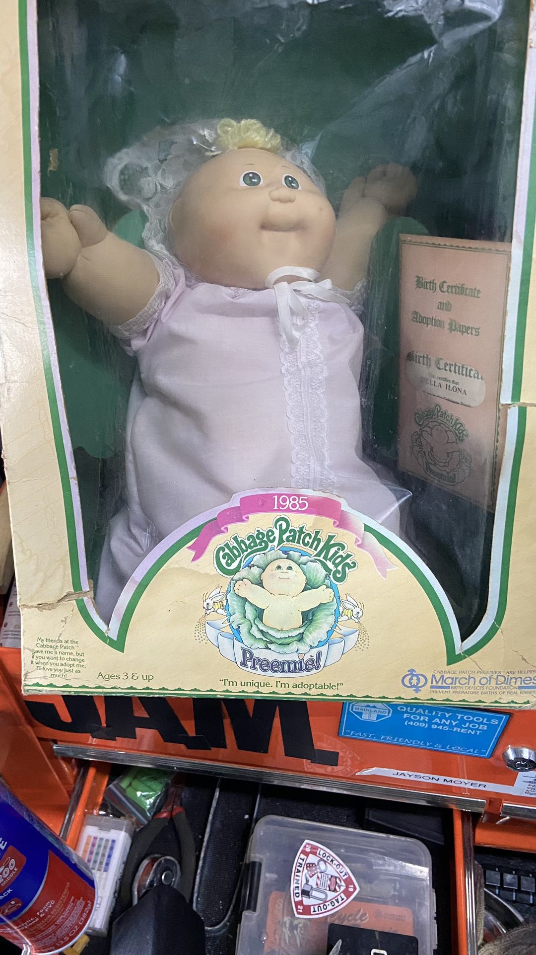 1984/85 Original Cabbage patch doll - Preemie Fella Ilona
