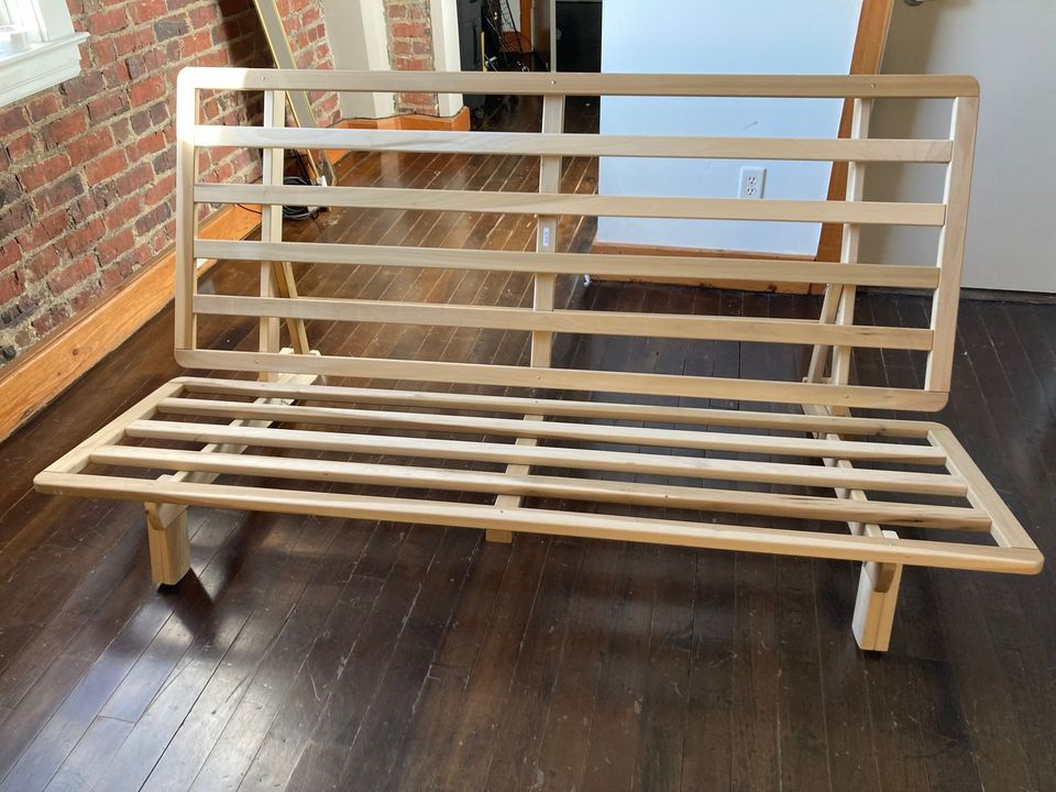 Wood BiFold Futon Frame for Sale in Richmond, VA OfferUp