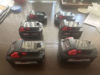 Brand New (Never Used) Milwaukee Batteries