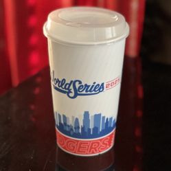 Official 2025 World Series Champion, Game 4 Soda Cup From Dodgers Stadium - LA Dodgers Vs Toronto Blue Jays