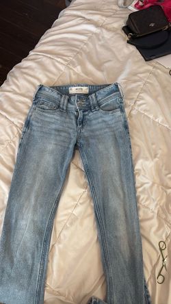 Hollister low waisted boot cut jeans