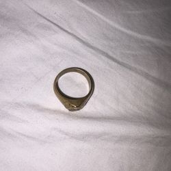 Brass Ring Used Vintage Small Scratches 