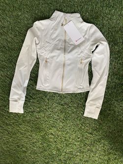 Tan lululemmon jacket wmms