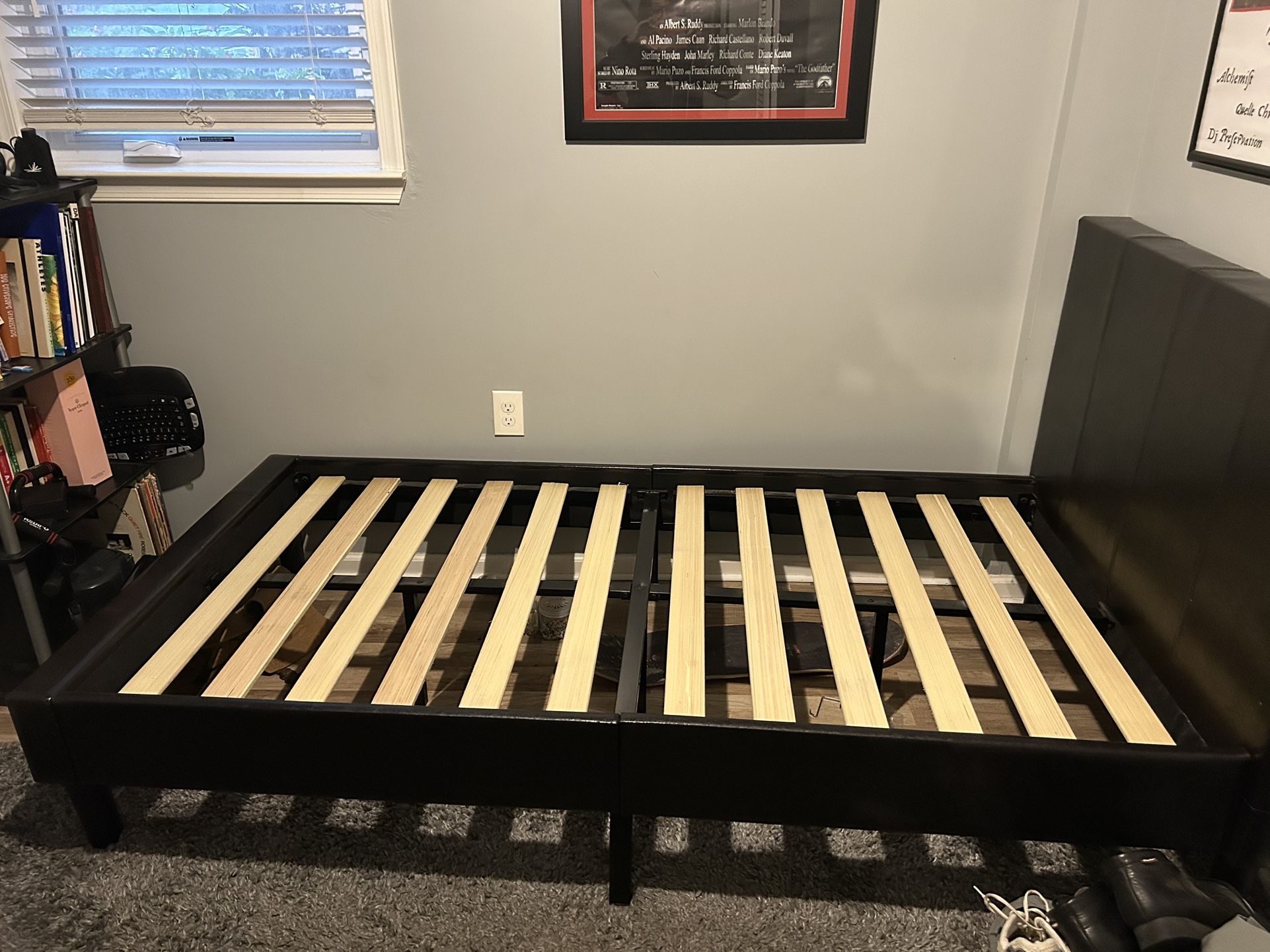 Twin Bed Frame W/slats
