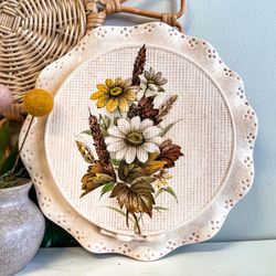 Vintage Ceramic Wall Art