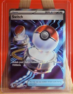 2025 Pokemon Phantasmal Flames PFL EN Switch Ultra Rare #123/094, FP, NM