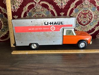 U-Haul Moving Truck Pressed Steel With Roll Up Door Nylint Chevrolet Vintage