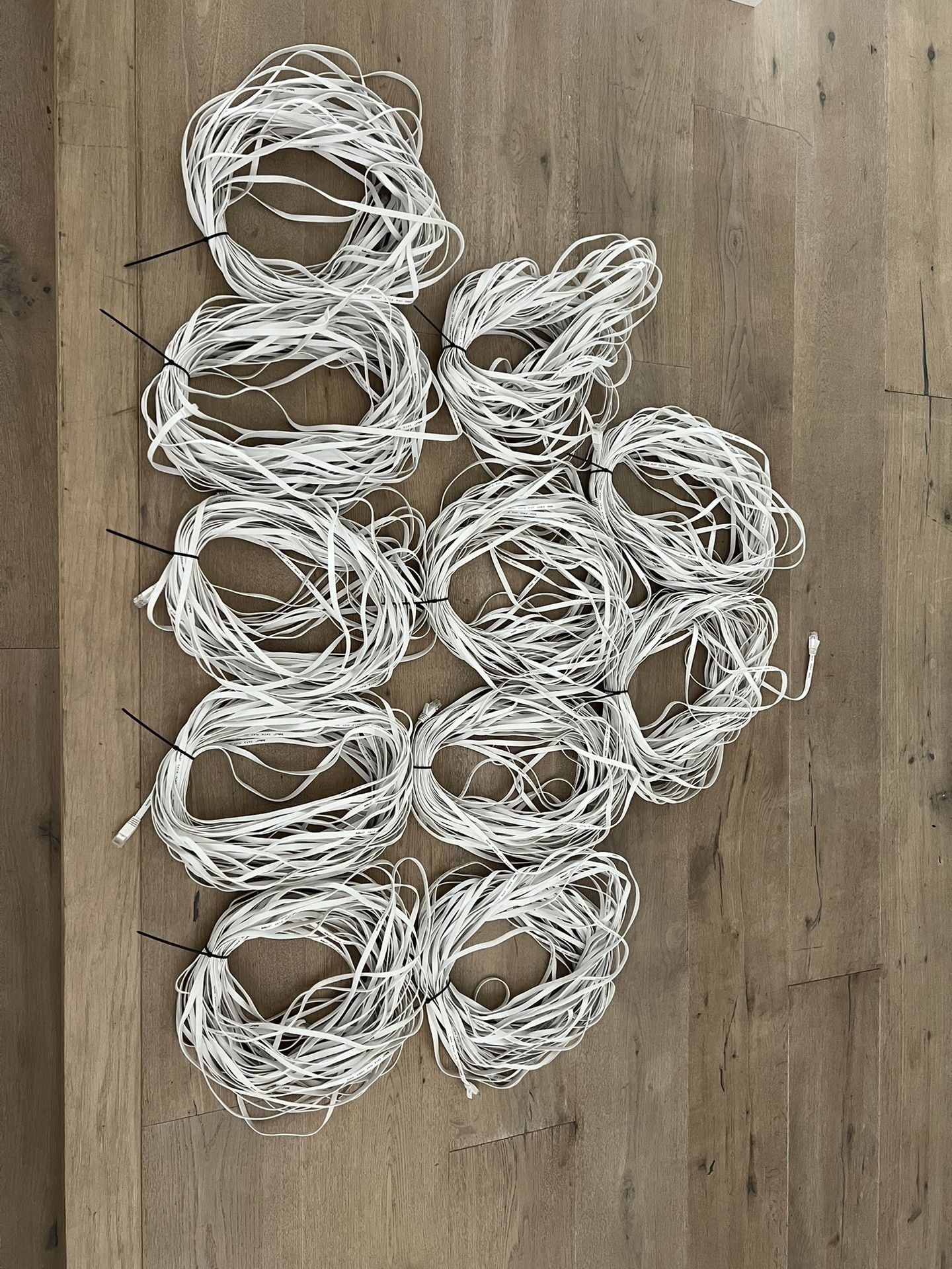 Jadaol 100 ft Flat Cat6 Support Cat7 Cat8 Ethernet Cable – Like New