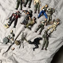 G.I. Joe army action figures