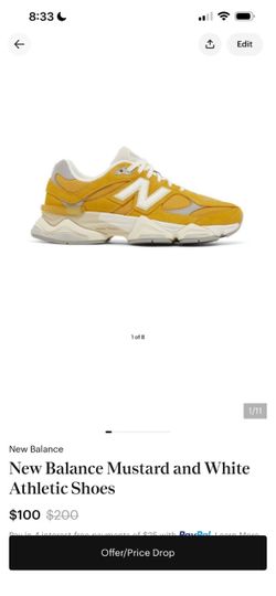New Balance Mustard Yellow