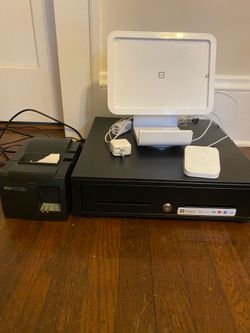 Square POS Complete System – Stand, Cash Drawer, Star Receipt Printer & Card Reader