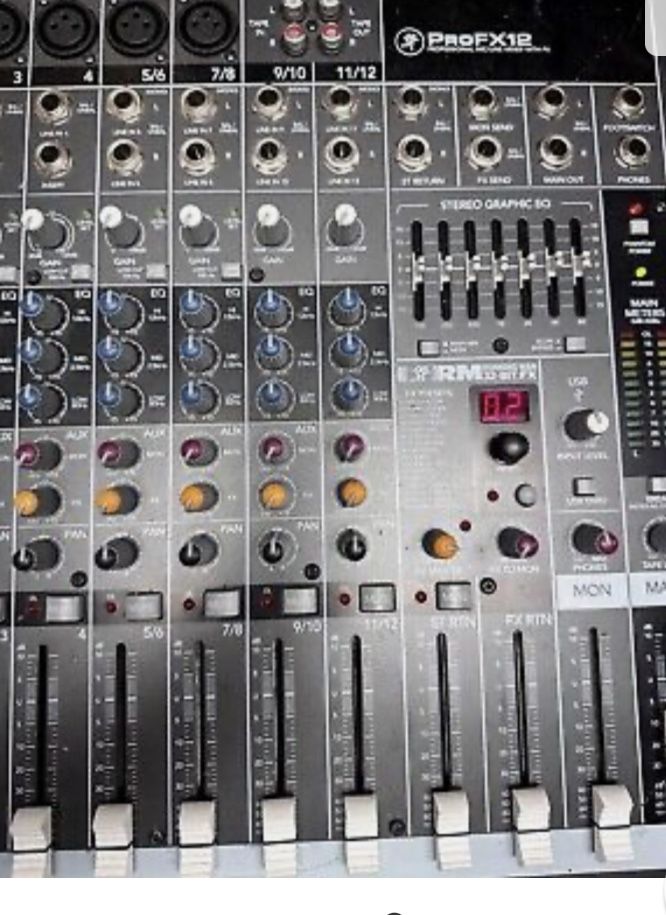 Mackie ProFX12 12 Channel Mixer with 32 Bit FX
