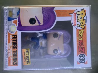Future Trunks 639 Funko Pop Hot Topic Exclusive 