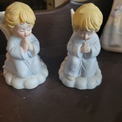 Pair Of Angel Candle Holder