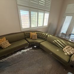 Vintage couch and coffee table