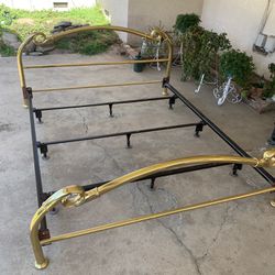 King Size Brass Bed Frame 