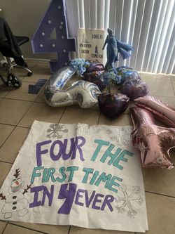 Birthday party decorations Frozen theme